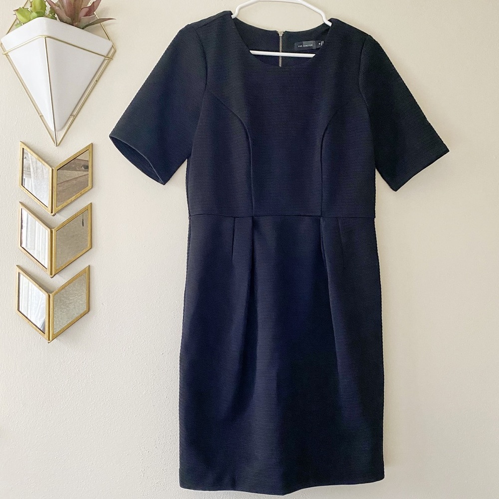 The Limited Structured textured sheath dress